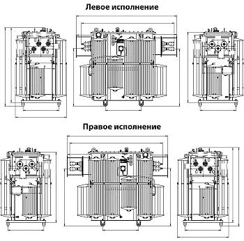 Фото чертежа ТМЗ 4000/10/0,4